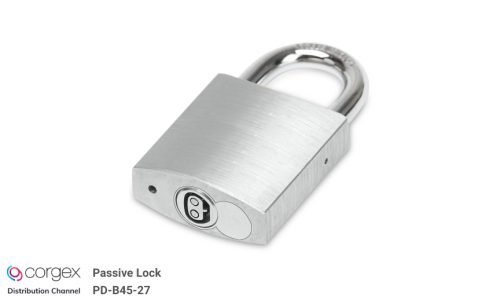 PD-B45-27 CORGEX distribution 45mm Brass Passive Battery Free Padlock
