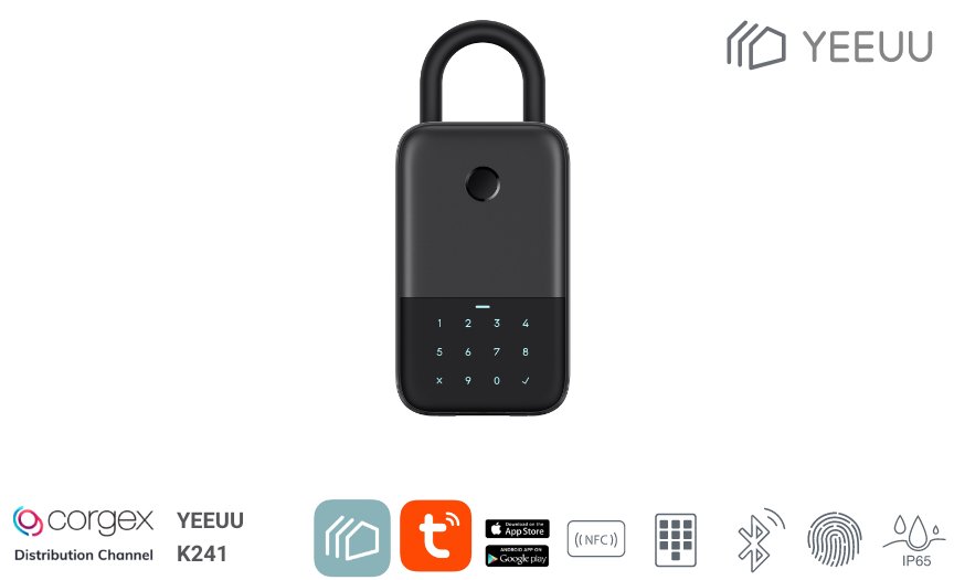 YEEUU Singapore K241 CORGEX distribution Smart Lock and Digital Lock