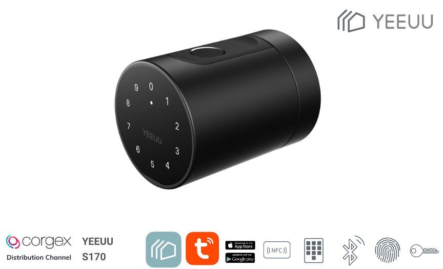 YEEUU Singapore S1 S170 CORGEX distribution Smart Lock and Digital Lock