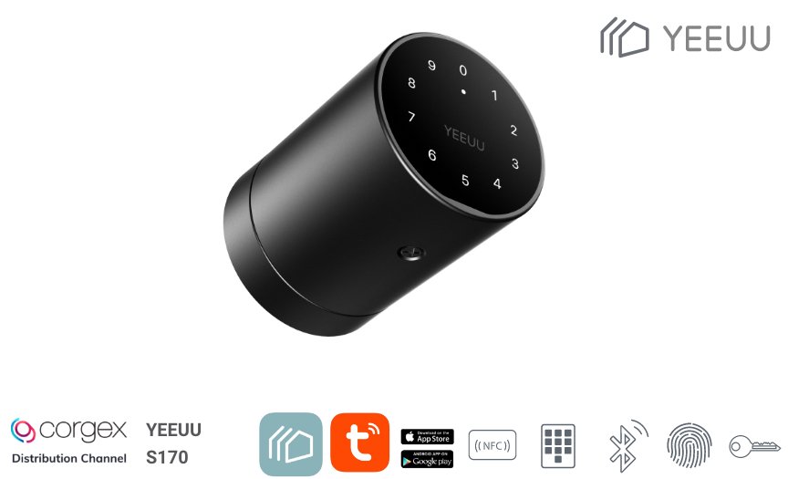 YEEUU Singapore S1 S170 CORGEX distribution Smart Lock and Digital Lock